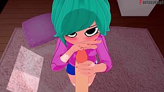 See through the action in Ramona's POV blowjob scene