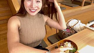 Misu enjoys a relaxing foot bath in the sauna