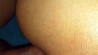 Big ass Latina gets pounded hard in doggy style for no cum inside her