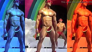 Muscleman Sean Van der Wilt in a hot porn music video
