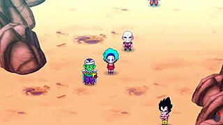 Beautiful Bulma’s big tits on display in this animated hentai