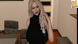 Play erotic game with hot blonde mature amateur in 3D