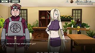 Ino's tight pussy gets creampied in Naruto anime game