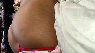 Young sister tries her brother's big cock in anal