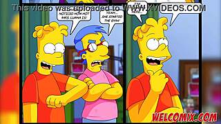 Simpsons and other cartoons feature big asses and tits