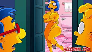Simpsons and other cartoons feature big asses and tits