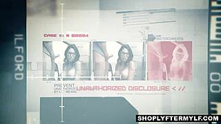 Tattooed milf Vanessa Vega's naughty office shoplifting adventures