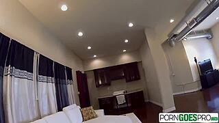 Australian beauty gets pummelled by a big cock in POV
