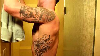 Gay couple and hunk have threesome with new neighbor