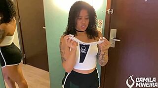 Skinny panty experiment leads to hardcore anal action