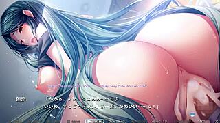 Bunny’s mom gives daikou service in Eroge visual novel