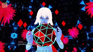 Beautiful women in a harem in a 3D animated hotel room