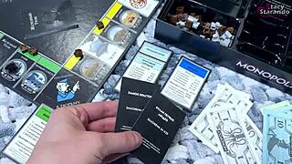 Beaver hunting and cunilingus for the winner in Monopoly game