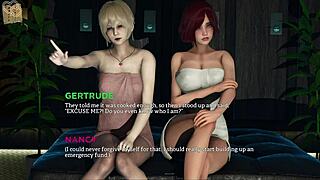 Beautiful women of different ages in hot outfits in 3D cartoon adult film