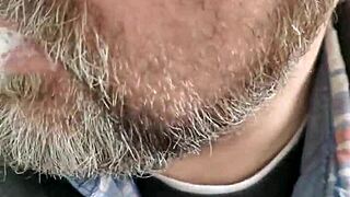 Gay amateur enjoys cum tribute along Natchez Trace