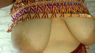 Married woman with an extra-large breast begins to tempt you to cheat