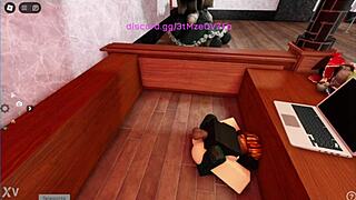 Roblox cheating girl gets monster cock