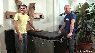 Gay sex including intense blow jobs and anal sex with big cocks