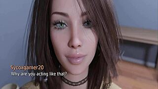 Adult game with heart problems: MILF and big tits gameplay
