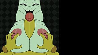 Big tits bouncing while being banged and facialized
