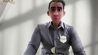 Gay stepdad interrogated by vigilante cop in steamy anime