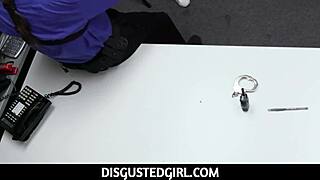 Tiny Latina teen shoplifter gets off with officer