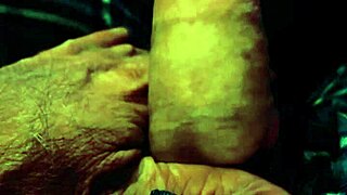 Foreskin play leads to a massive mushroom-shaped climax