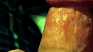 Foreskin play leads to a massive mushroom-shaped climax