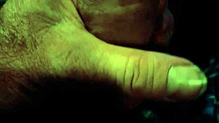 Foreskin play leads to a massive mushroom-shaped climax