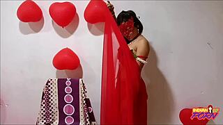 Indian teen seduces her lover with big boobs