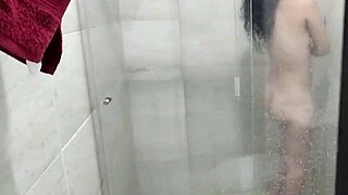 I fucked my stepsister while she was in the shower
