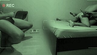 Married man watches as his wife has sex with another man in their bedroom
