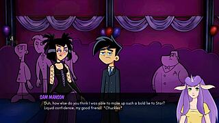 Cartoon porn with Danny Phantom and Amity Park characters