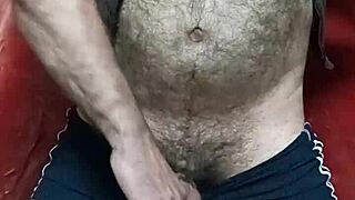 Hairy bear daddy gets a rough anal fuck