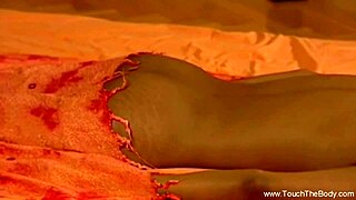 Beautiful Asian masseur gives a relaxing massage to his lover