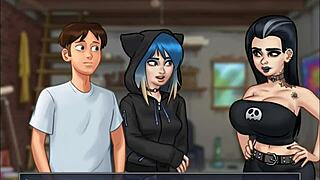SummertimeSaga Cap 54 - Friend's House Party
