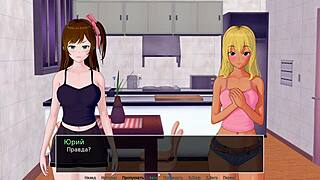 Hairy-boobed hentai tutor gets it hard in 3D cartoon
