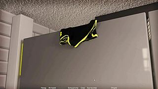 College threesome with deepthroat and big tits in 3D cartoon game