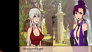 A League of Legends parody with an anime-style big ass and wet pussy