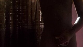 Big dick amateur’s solo play turns into a cunilingus disaster