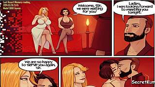 Beautiful cartoon sex with big ass blonde and comic fuck doll