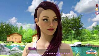 3D animated video of big-boobed babes giving blow jobs and getting cum inside their big tits