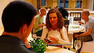 Anna saves her juiciest steak for Ashley. Cute bimbo game