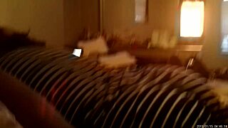 Massaging my wife's body with oil