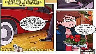 Outdoor gangbang action in Gravity Falls this summer