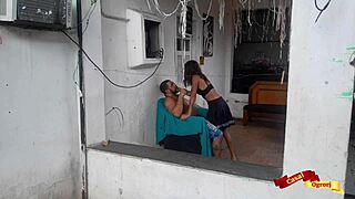 Gay stepdaughter gives me a tight anal sex