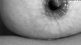 Spanish girlfriend gets covered in cum on her breasts