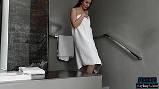 Asian MILF Tia HH in hot shower, flaunts her assets