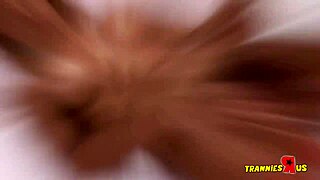 Asian trans beauty enjoys anal masturbation with her favorite toy