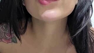 Big natural tits and tight pussy masturbation compilation